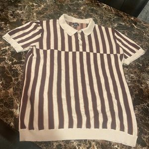 Retro Alfani Button Up Polo
